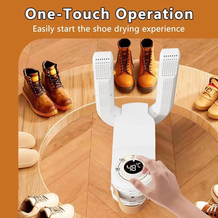 4-Pod Electric Shoe Dryer & Deodorizer | Fast Drying | Smart Timer | Eliminates Odor & Moisture