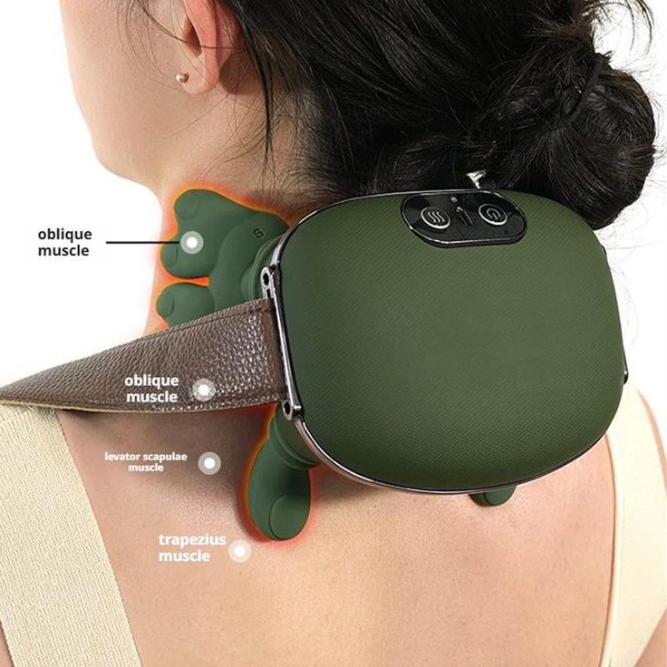SmartPalm™ Rechargeable Neck & Shoulder Massager – Deep Tissue Relief with Heat & Vibration