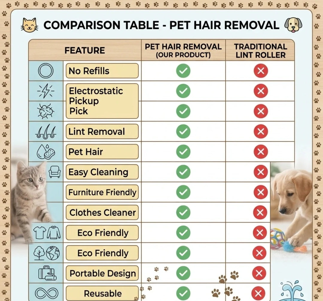 “Pet Hair Everywhere? Not Anymore! 🐾”