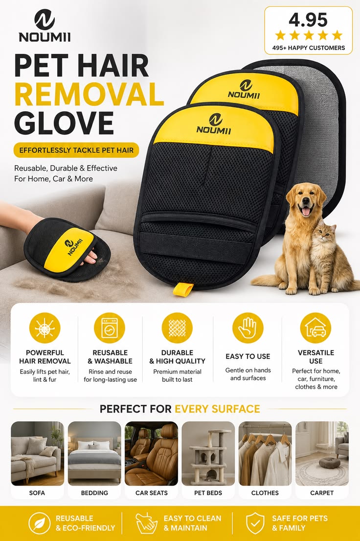 “Pet Hair Everywhere? Not Anymore! 🐾”