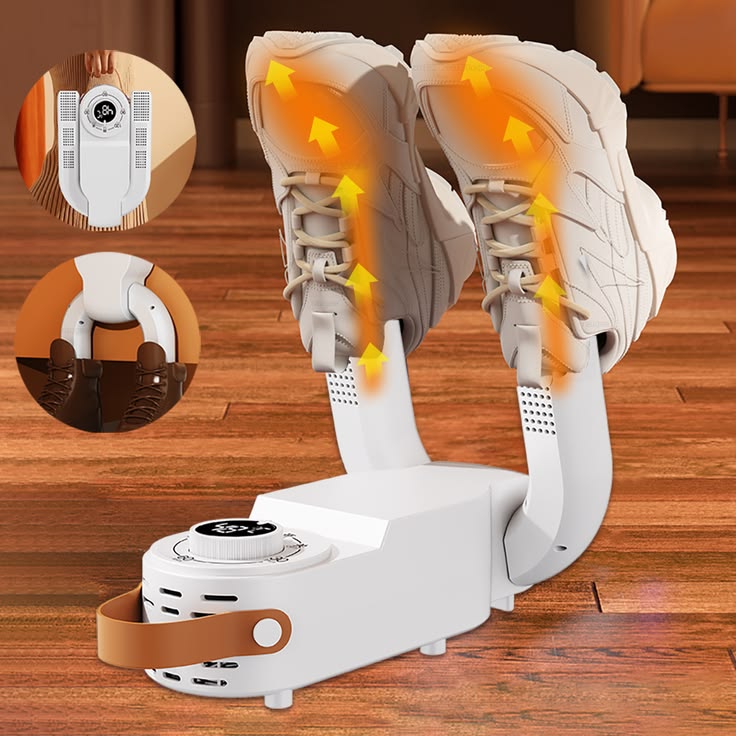 4-Pod Electric Shoe Dryer & Deodorizer | Fast Drying | Smart Timer | Eliminates Odor & Moisture