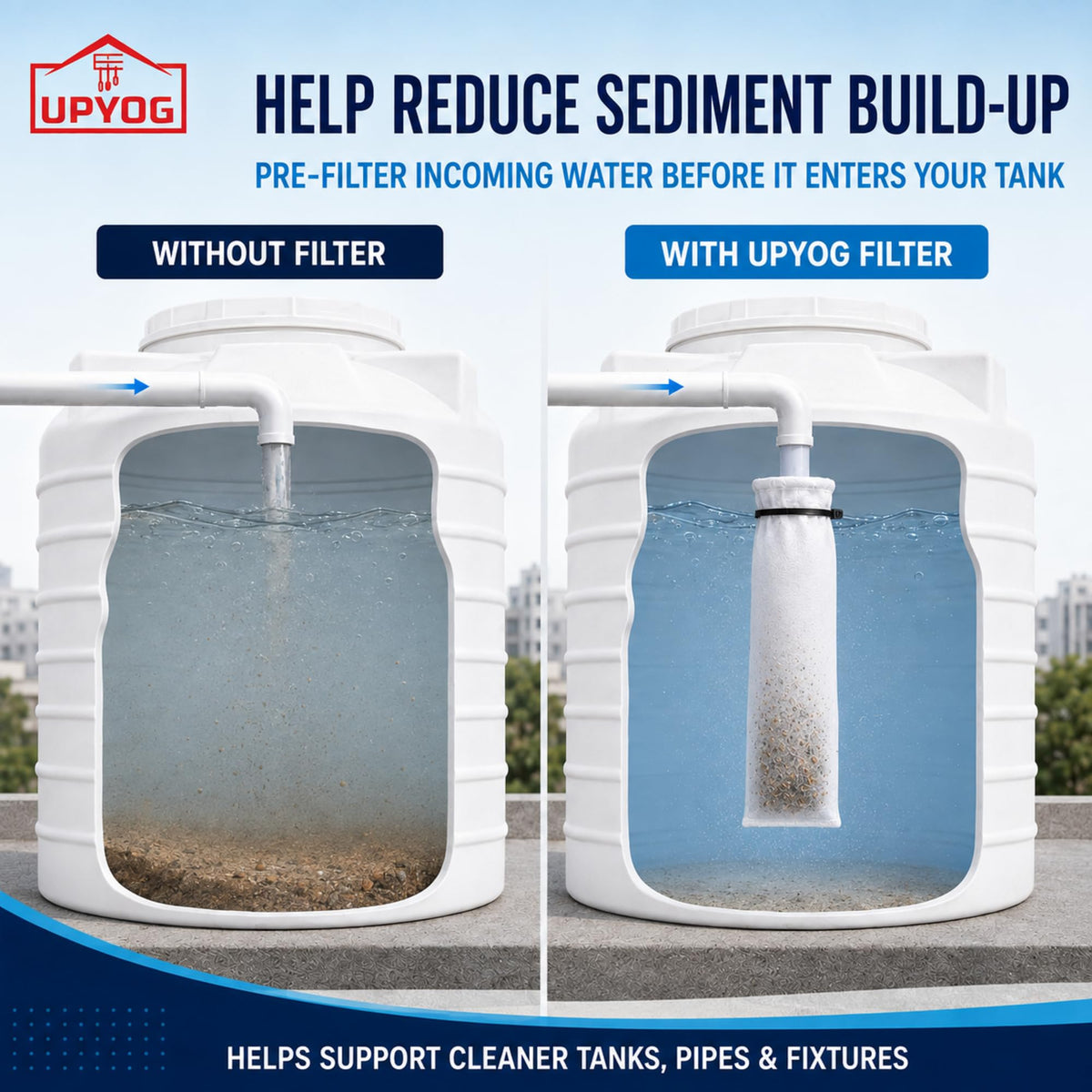 Water Tank Inlet Filter – Fine Mesh Water Purification Filter Bag